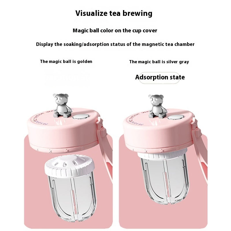 Insulated Glass Tumbler with Grip