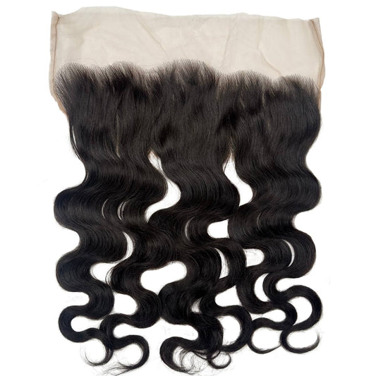Raw Vietnamese Body Wave 13x4 Swiss Frontal